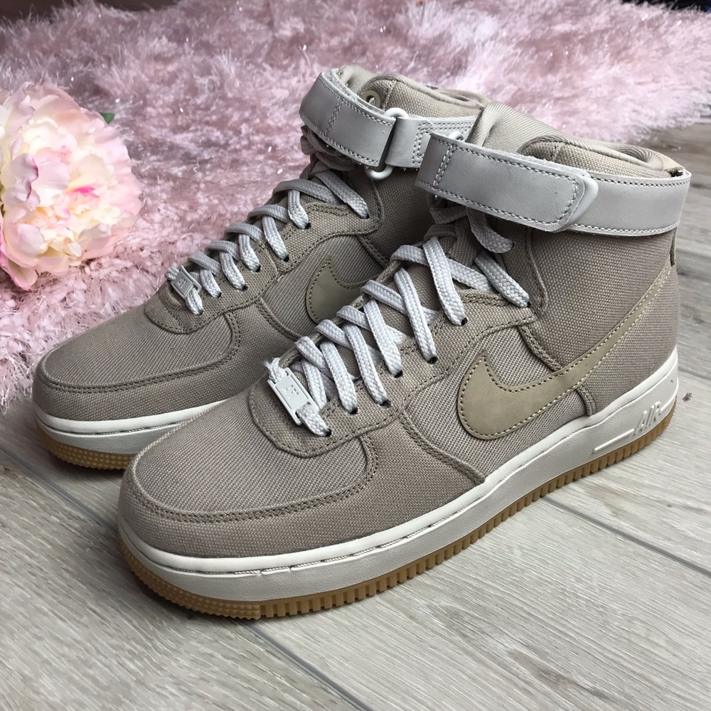 Brand New Nike Air Force 1 Hi Utility Khaki - Picture 2 of 8